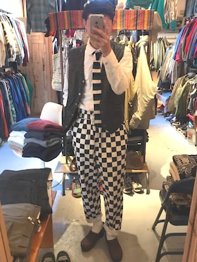 「アイテム（フォーマルスーツ/小物）」を使った、U.GAIYAさん（メンズ・174cm・10代）の秋コーディネート