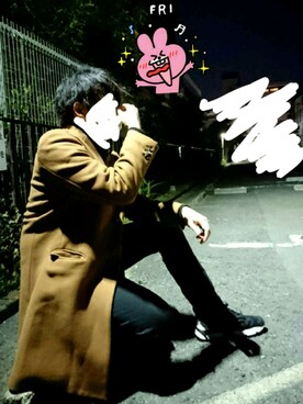 「L.H.P Private Brand（エルエイチピープライベートブランド）のアイテム（スウェット）」を使った、おれおさん（メンズ・176cm）の冬コーディネート