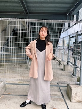 「時計」｜「アイテム（ジャケット/アウター）」を使った、yuiyuibettyさん（レディース・155cm）の秋コーディネート