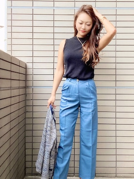 「お仕事スタイル」｜「アイテム（アクセサリー）」を使った、*🧜‍♀️SAORI🧜‍♀️*さん（レディース・169cm）の夏コーディネート