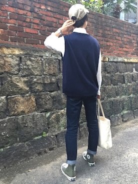 「ハイカット」｜Chiakiさん（メンズ・175cm・10代）の冬コーディネート