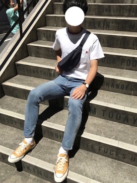 「アイテム（アナログ腕時計）」を使った、Chiakiさん（メンズ・175cm・20代）の夏コーディネート