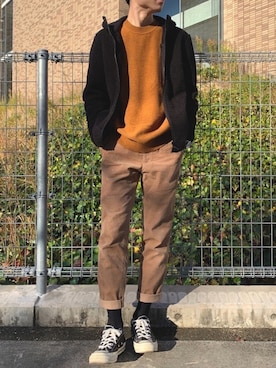 「CT70s」｜「アイテム（その他アウター）」を使った、Chiakiさん（メンズ・175cm）の冬コーディネート