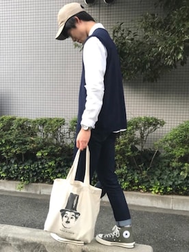 「ct70」｜「アイテム（腕時計）」を使った、Chiakiさん（メンズ・175cm）の秋コーディネート