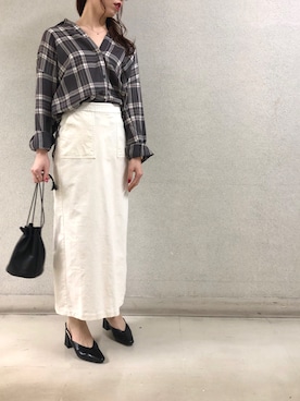 Fumi⑅︎◡̈︎さん（レディース・166cm）の冬コーディネート