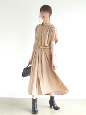 「Auntmaries」｜Fumi⑅︎◡̈︎さん（レディース・166cm）の夏コーディネート