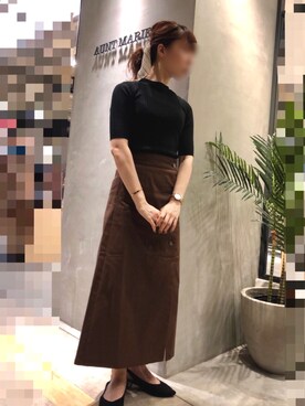 「アイテム（ストール/ショール）」を使った、Fumi⑅︎◡̈︎さん（レディース・166cm）の夏コーディネート