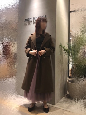 「アントマリーズ」｜Fumi⑅︎◡̈︎さん（レディース・166cm）の秋コーディネート