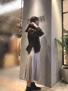 「アントマリーズ」｜「アイテム（トップス）」を使った、Fumi⑅︎◡̈︎さん（レディース・166cm）の秋コーディネート