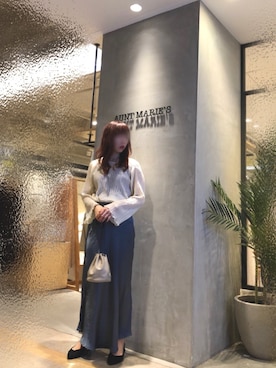 「アントマリーズ」｜「アイテム（トップス）」を使った、Fumi⑅︎◡̈︎さん（レディース・166cm）の冬コーディネート