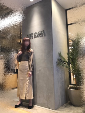 「アントマリーズ」｜「アイテム（トップス）」を使った、Fumi⑅︎◡̈︎さん（レディース・166cm）の冬コーディネート