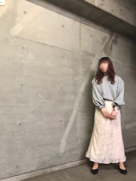 「アントマリーズ」｜「アイテム（スウェット）」を使った、Fumi⑅︎◡̈︎さん（レディース・166cm）の春コーディネート