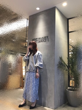 「アントマリーズ」｜「アイテム（トップス）」を使った、Fumi⑅︎◡̈︎さん（レディース・166cm）の春コーディネート