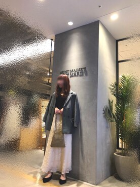 「アイテム（テーラードジャケット）」を使った、Fumi⑅︎◡̈︎さん（レディース・166cm）の春コーディネート