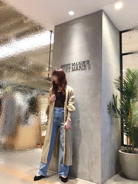 「アントマリーズ」｜「アイテム（ワンピース）」を使った、Fumi⑅︎◡̈︎さん（レディース・166cm）の春コーディネート