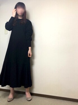 「部屋撮り」｜「アイテム（ワンピース/ドレス）」を使った、Fumi⑅︎◡̈︎さん（レディース・166cm）の春コーディネート