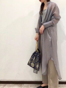 「Auntmaries」｜Fumi⑅︎◡̈︎さん（レディース・166cm）の夏コーディネート