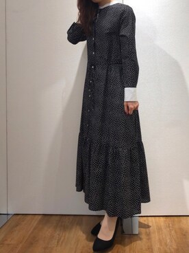 「クレリック」｜Fumi⑅︎◡̈︎さん（レディース・166cm）の夏コーディネート