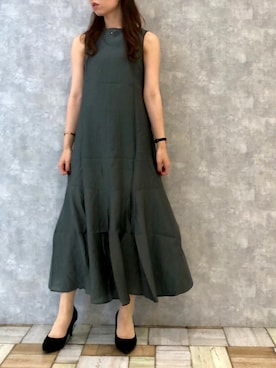 「yukichi.（ユキチ）のアイテム」を使った、Fumi⑅︎◡̈︎さん（レディース・166cm）の夏コーディネート