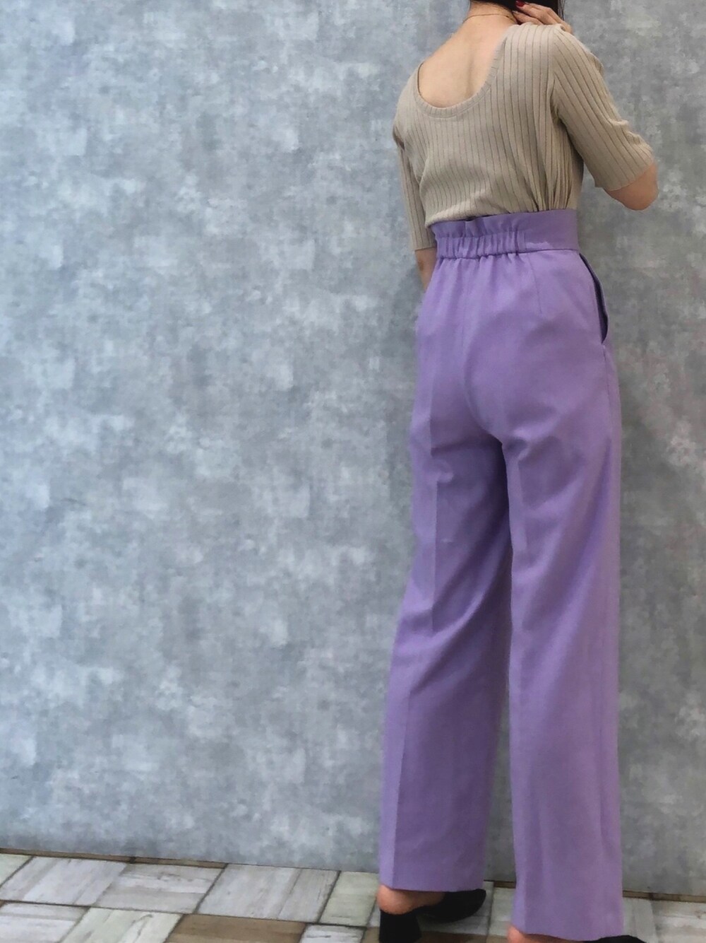 STUDIOUSのマットツイルセンタープレスパンツ STUDIOUS（ステュディオス）の「【STUDIOUS】マットツイル
