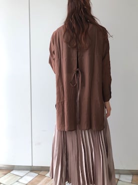 「アントマリーズ」｜「アイテム（トップス）」を使った、Fumi⑅︎◡̈︎さん（レディース・166cm）の夏コーディネート