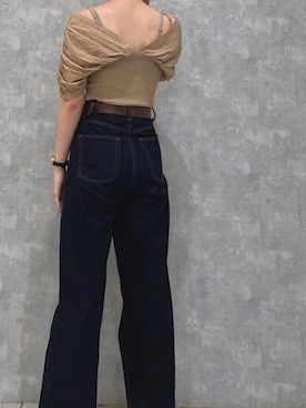 「アントマリーズ」｜「アイテム（トップス）」を使った、Fumi⑅︎◡̈︎さん（レディース・166cm）の秋コーディネート