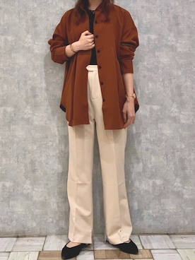 「アントマリーズ」｜Fumi⑅︎◡̈︎さん（レディース・166cm）の秋コーディネート