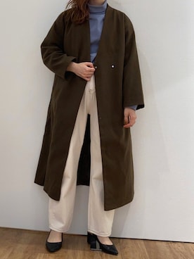 「YARD PLUS（ヤードプリュス）のアイテム」を使った、Fumi⑅︎◡̈︎さん（レディース・166cm）の秋コーディネート