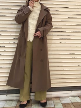 「アントマリーズ」｜「アイテム（トップス）」を使った、Fumi⑅︎◡̈︎さん（レディース・166cm）の秋コーディネート