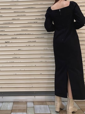 「アントマリーズ」｜「アイテム（ワンピース）」を使った、Fumi⑅︎◡̈︎さん（レディース・166cm）の秋コーディネート