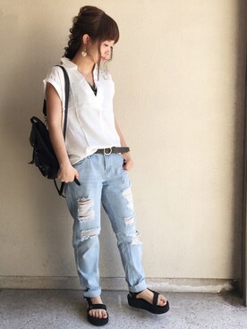 ｈaｒu ◎さん（レディース・153cm）の夏コーディネート
