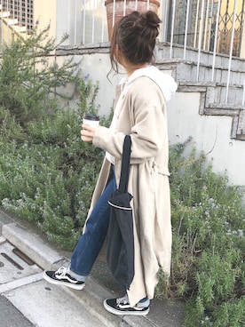 「Samansa Mos2（サマンサ モスモス）のアイテム（その他アウター）」を使った、ｈaｒu ◎さん（レディース・153cm）の冬コーディネート