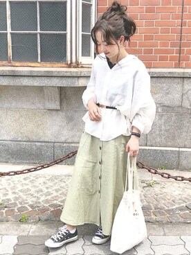 「GRL（グレイル）のアイテム（リング）」を使った、ｈaｒu ◎さん（レディース・153cm）の春コーディネート