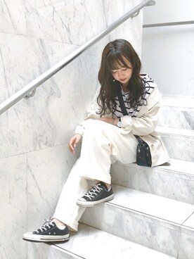 「titivate（ティティベイト）のアイテム（その他アウター）」を使った、ｈaｒu ◎さん（レディース・153cm）の秋コーディネート
