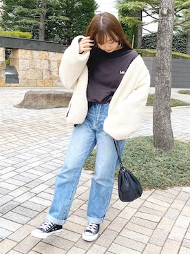 「Kastane（カスタネ）のアイテム（ブルゾン）」を使った、ｈaｒu ◎さん（レディース・153cm）の冬コーディネート