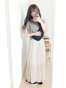 「LA BELLE ETUDE（ラベルエチュード）のアイテム（トップス）」を使った、ｈaｒu ◎さん（レディース・153cm）の春コーディネート