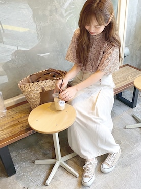 「ehka sopo（エヘカソポ）のアイテム」を使った、ｈaｒu ◎さん（レディース・153cm）の夏コーディネート