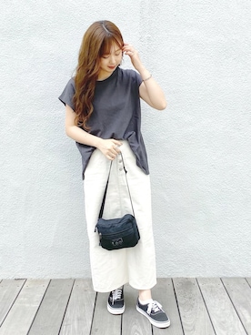「LA BELLE ETUDE（ラベルエチュード）のアイテム（トップス）」を使った、ｈaｒu ◎さん（レディース・153cm）の夏コーディネート