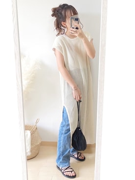 Tiptop Pocket ティップトッププラスポケットのワンピースコーディネート Zozotown