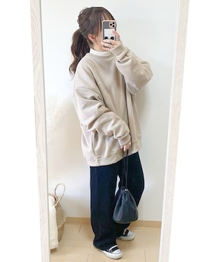 「Kastane（カスタネ）のアイテム（ブルゾン）」を使った、ｈaｒu ◎さん（レディース・153cm）の冬コーディネート