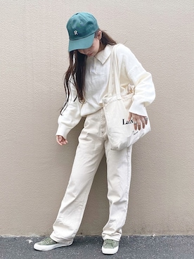 「CLEA（クレア）のアイテム（トップス）」を使った、ｈaｒu ◎さん（レディース・153cm）の春コーディネート