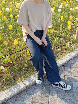 「Java（ジャバ）のアイテム」を使った、ｈaｒu ◎さん（レディース・153cm）の春コーディネート