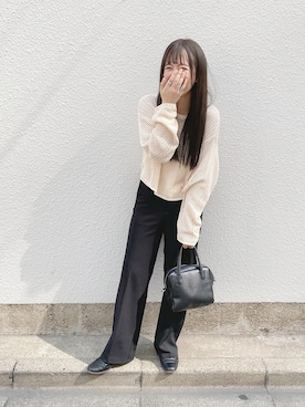 「onetome（ワントゥーミー）のアイテム」を使った、ｈaｒu ◎さん（レディース・153cm）の春コーディネート