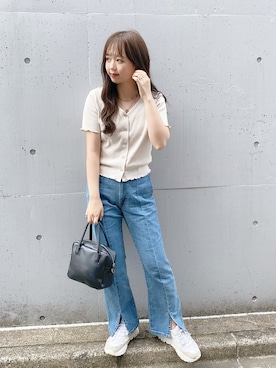 「AKIII CLASSIC（アキクラシック）のアイテム」を使った、ｈaｒu ◎さん（レディース・153cm）の春コーディネート