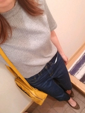 「ESPERANZA（エスペランサ）のアイテム（バレエシューズ）」を使った、せなさん（レディース・158cm）の秋コーディネート
