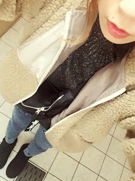 めろめらめろんさん(レディース・163cm)の冬コーディネート