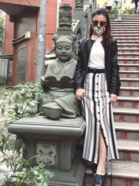 「Sunnyday」｜「アイテム（ジャケット/アウター）」を使った、Candiceeeさん（レディース・159cm）の冬コーディネート