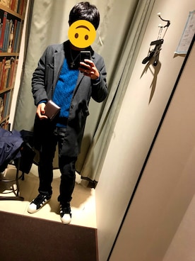 「DIESEL（ディーゼル）のアイテム（財布/小物）」を使った、HARU .Hさん（メンズ・170cm）の冬コーディネート