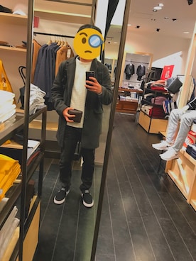 「DIESEL（ディーゼル）のアイテム（財布/小物）」を使った、HARU .Hさん（メンズ・170cm）の冬コーディネート