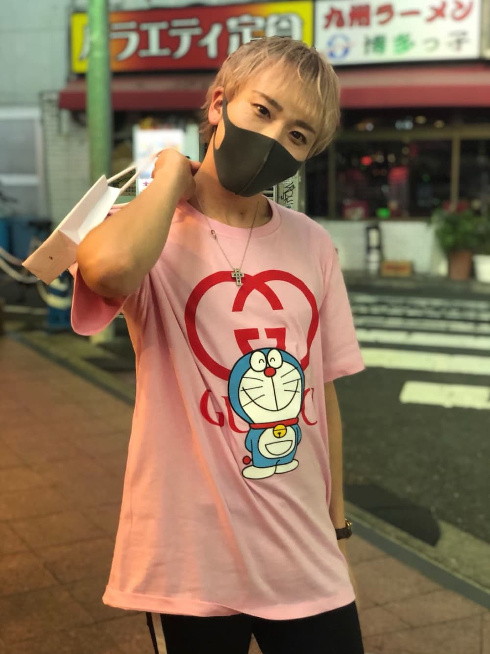 GUCCIのTシャツ/カットソー（ピンク系）を使った人気